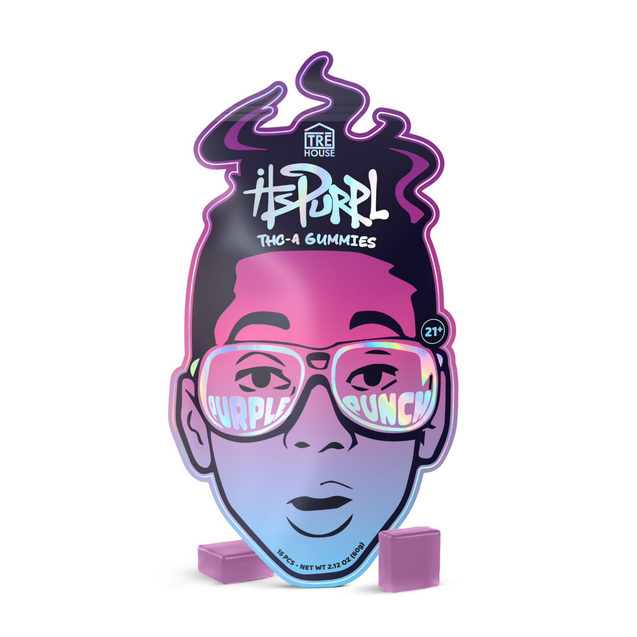 TRE House itsPurpl THC-A Purple Punch Gummies - My Delta 8 Store | MD8S