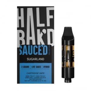 Half Bak’d Sauce’D Exotix THC-P Cartridge 2G Sugarland Hybrid