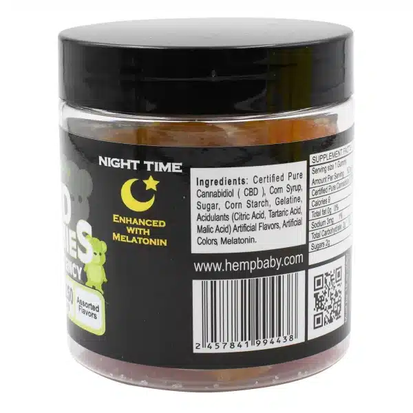 Hemp Baby Nighttime CBD Gummies - 1250MG