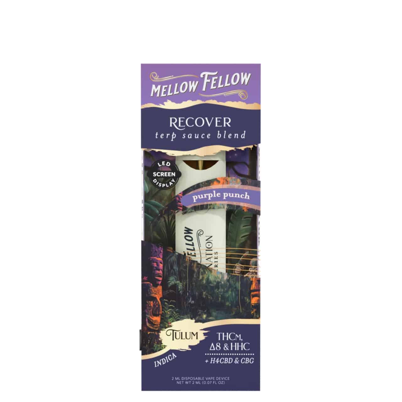 Mellow Fellow Terp Sauce Blend Disposable 2ML purple punch