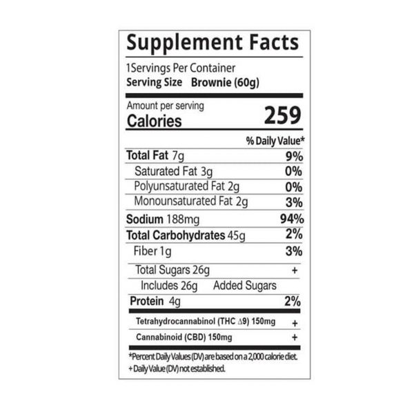 D9-Hi Grandma's D9 THC Magic Brownie - 300mg