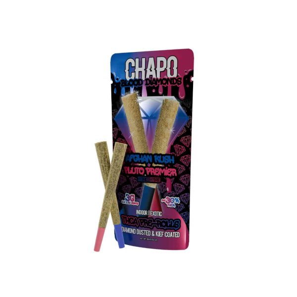 Chapo Blood Diamonds THC-A Duo Exotic Pre Roll - 3G
