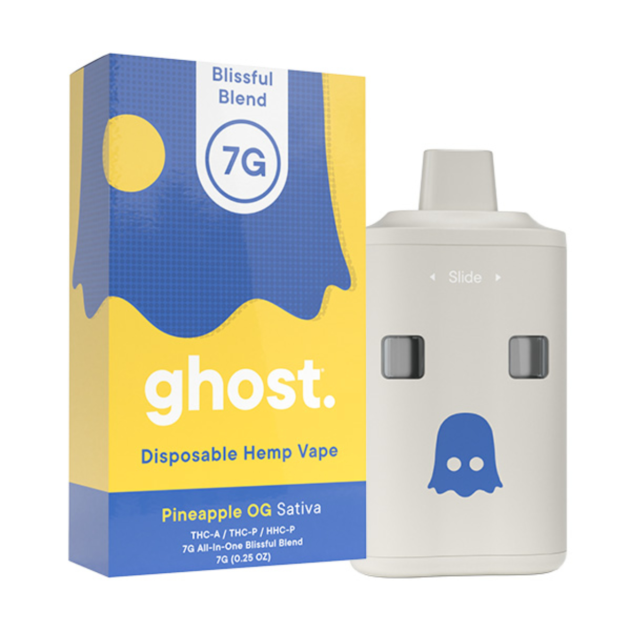 Ghost Blissful Blend 7G Disposable Vape | Premium THC Device