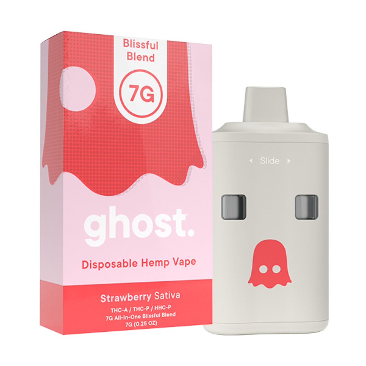Ghost Blissful Blend 7G Disposable Vape | Premium THC Device