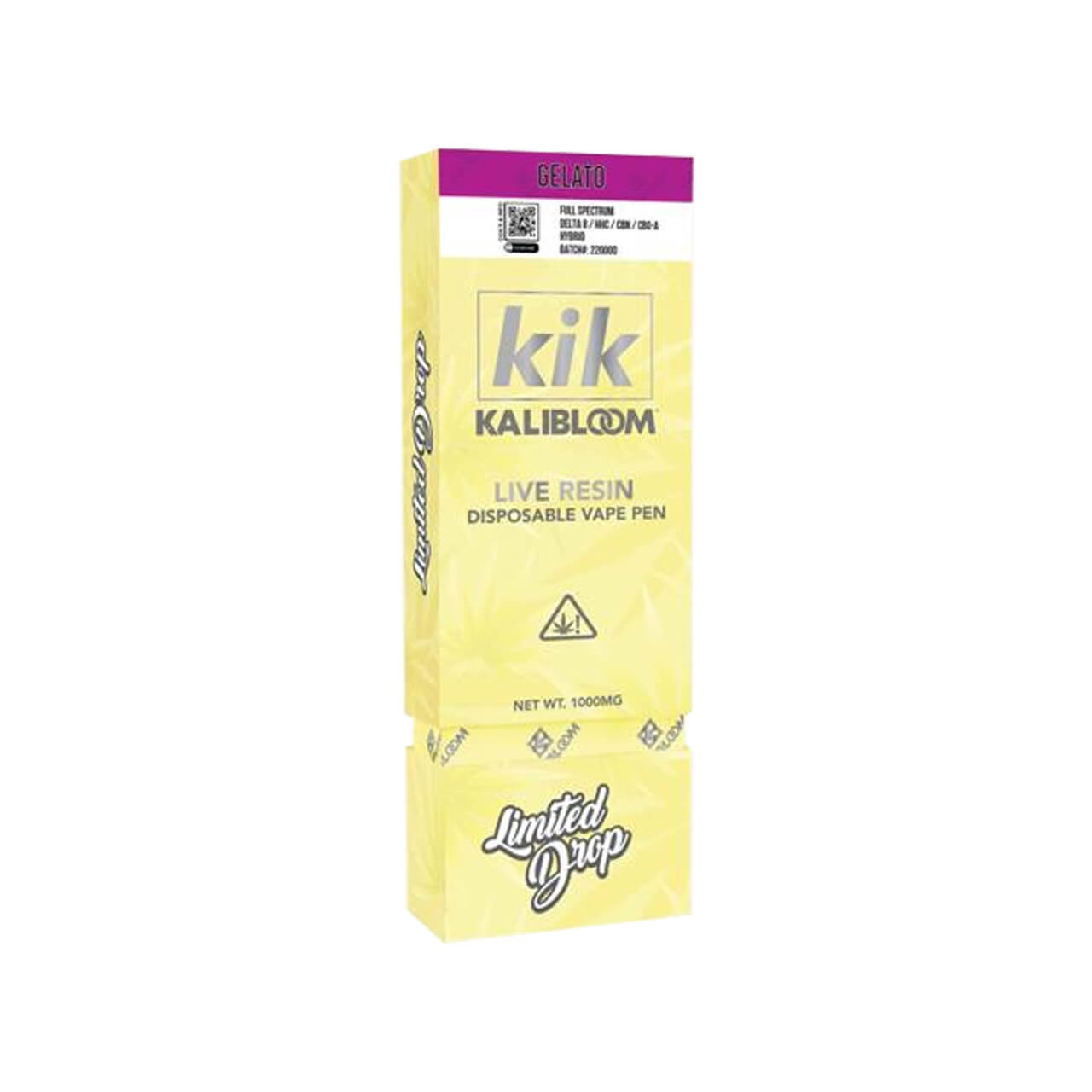 Kalibloom KIK Live Resin Delta 8 HHC CBG-A Disposable Vape Kalibloom KIK Live Resin Delta 8 HHC CBG-A Disposable Vape