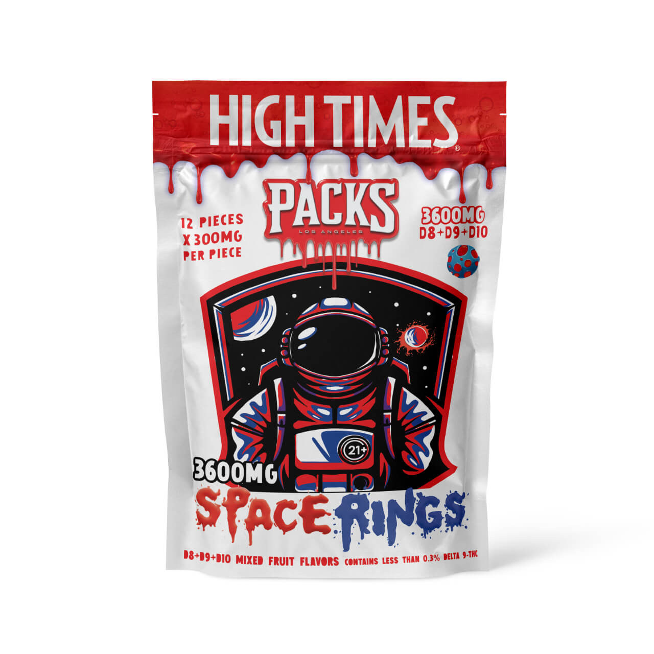 PackWoods x High Times Space Rings Gummies | 3600MG