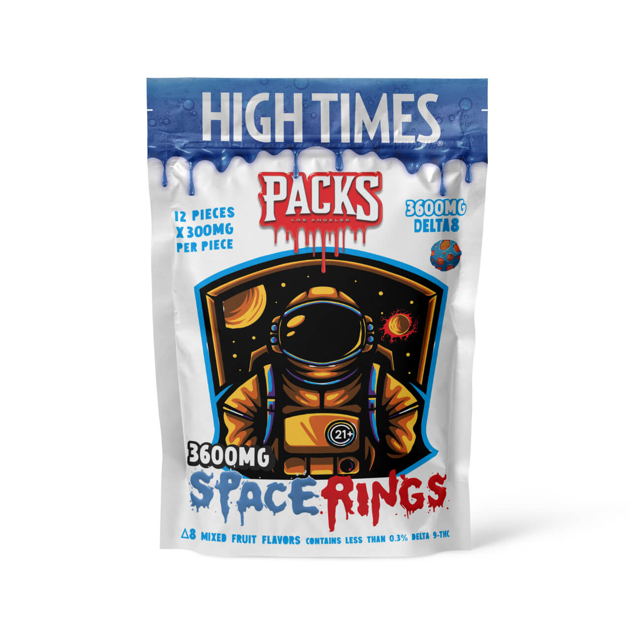 PackWoods x High Times Space Rings Gummies | 3600MG