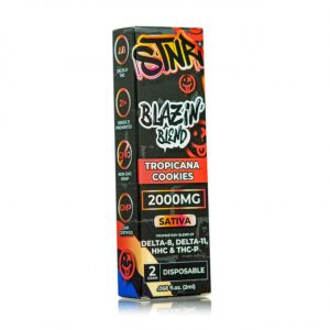 STNR Blazin Blend Delta-8/Delta-11/HHC/THC-P Disposable - 2G Tropicano Cookies