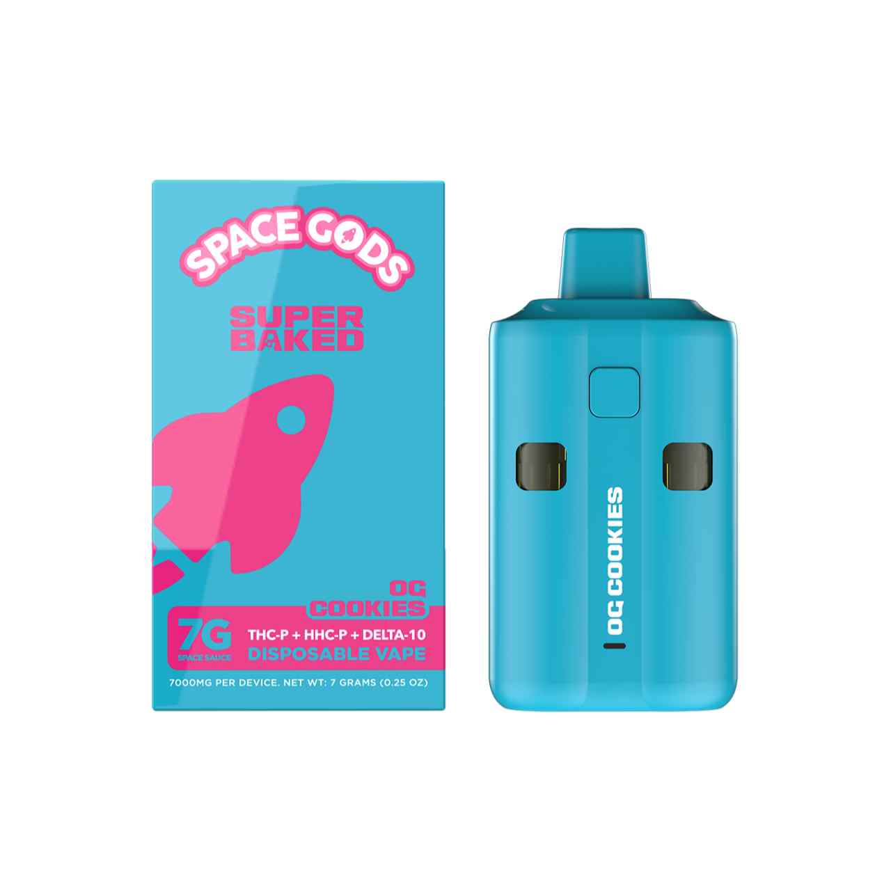 Space Gods Super Baked THC-P + HHC-P + Delta-10 Disposable | 7G