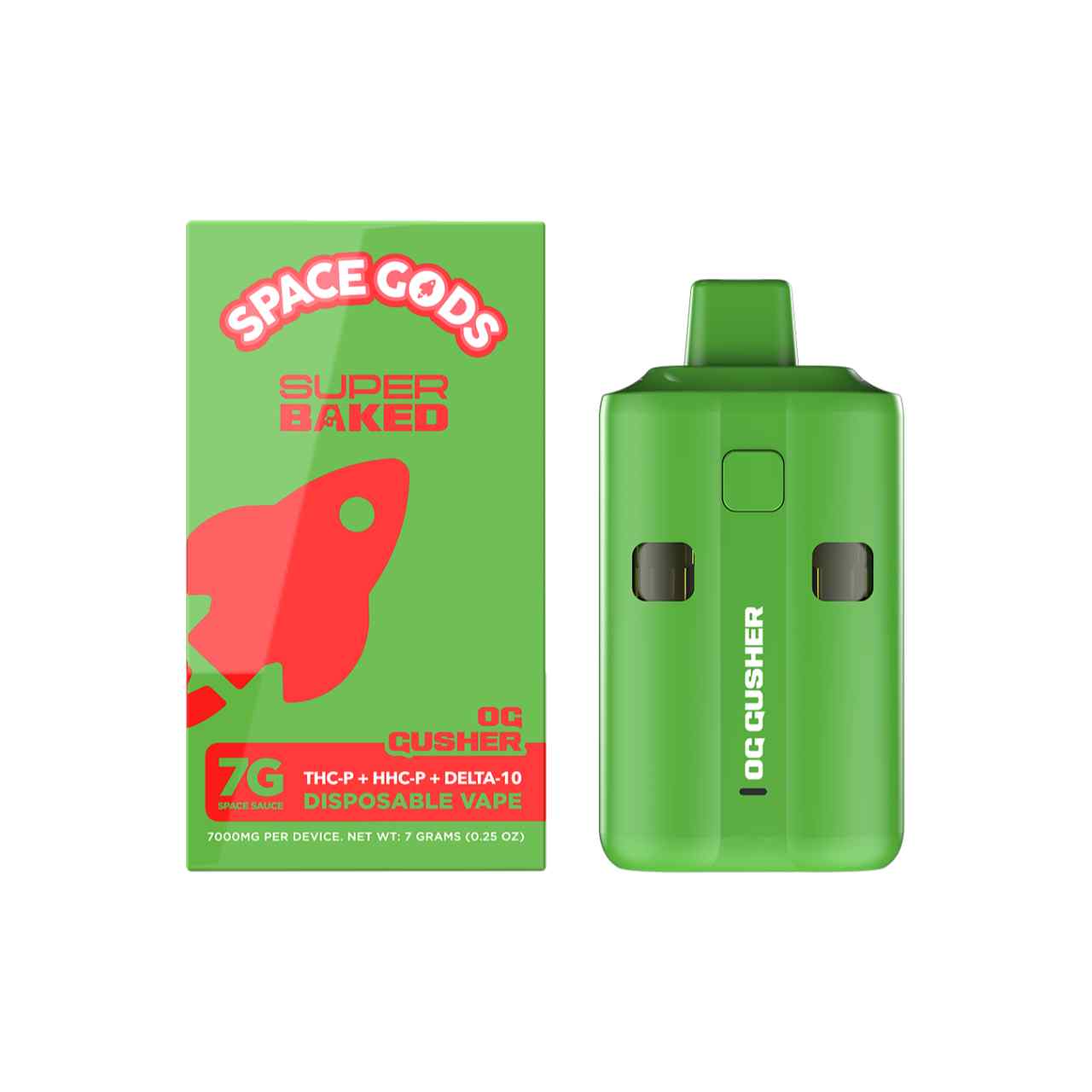 Space Gods Super Baked THC-P + HHC-P + Delta-10 Disposable | 7G