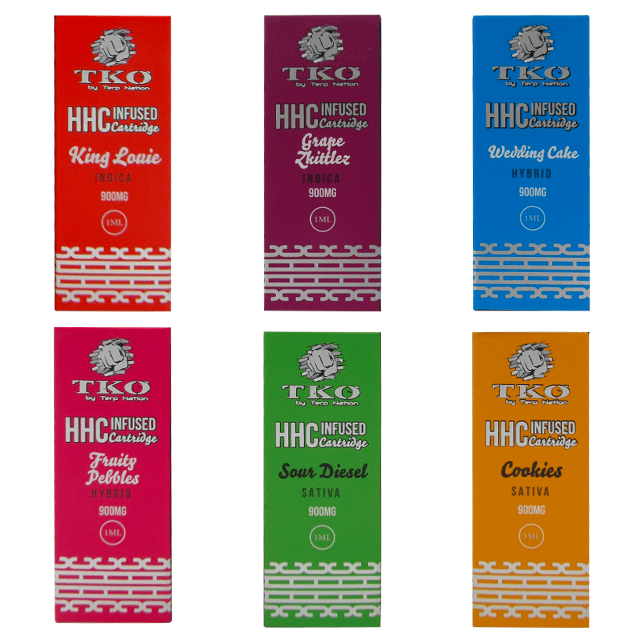 TKO HHC Vape Cartridges - Fruity Pebbles