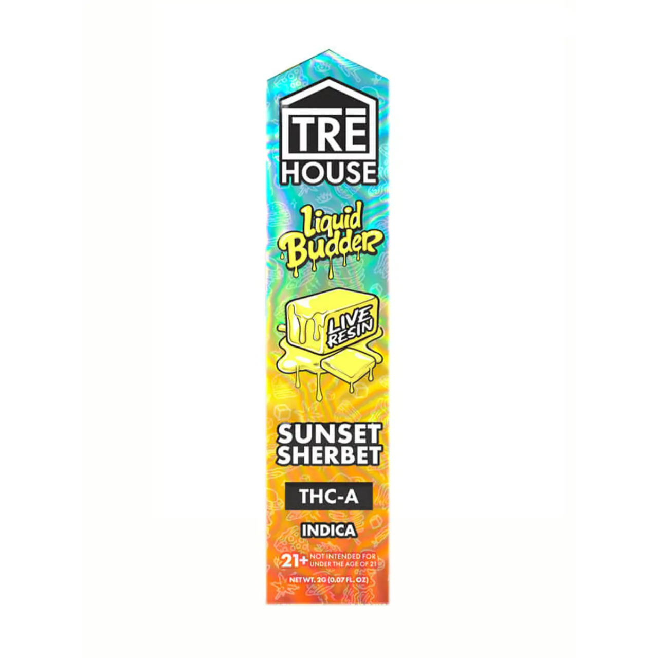 TRE-House-Liquid-Budder-THC-A-Live-Resin-Disposable-2G-Sunset-Sherbet.