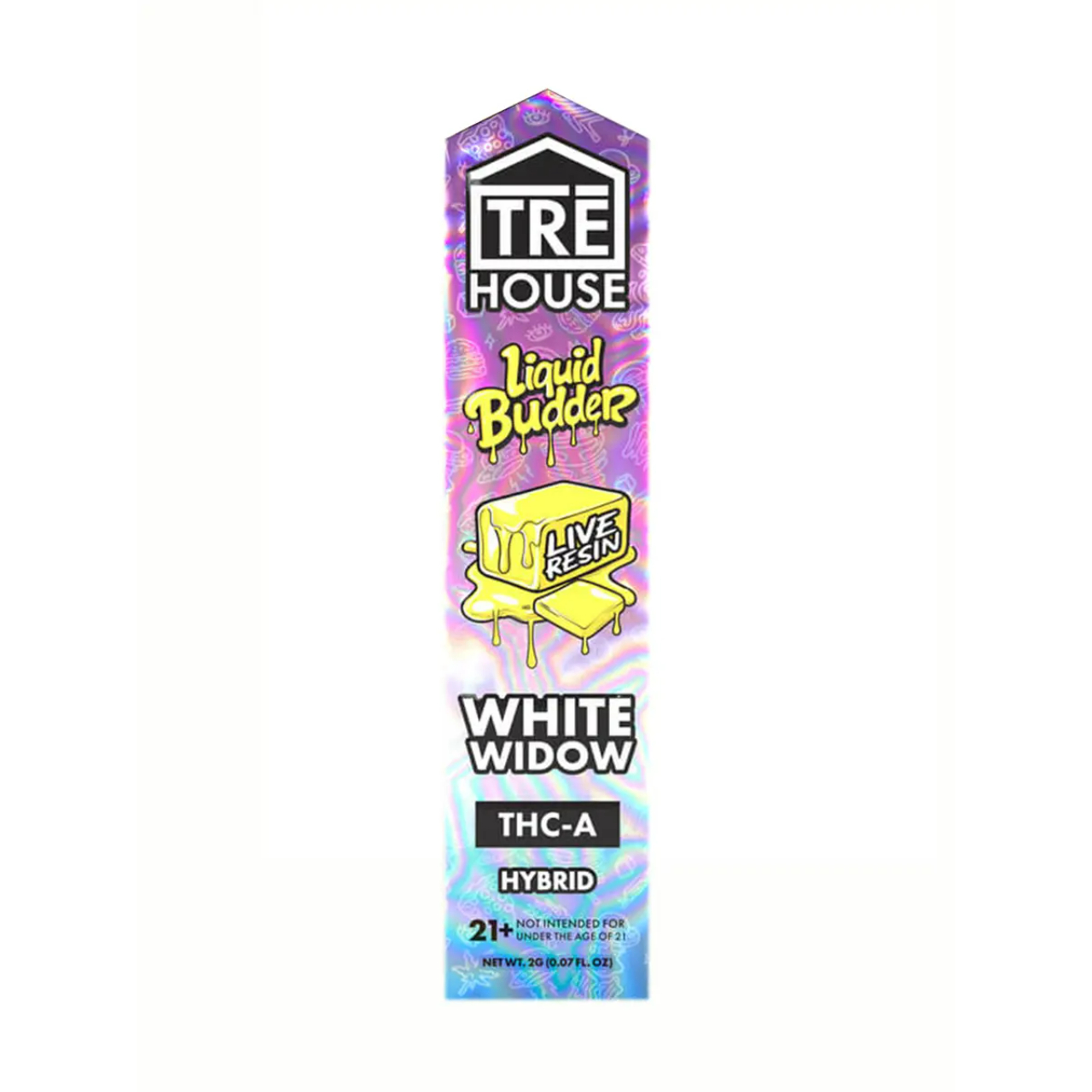 TRE-House-Liquid-Budder-THC-A-Live-Resin-Disposable-2G-White-Widow.
