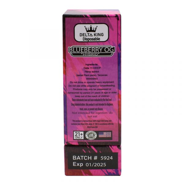 Delta King Uppercut Blend Disposable Vape - 5.5g