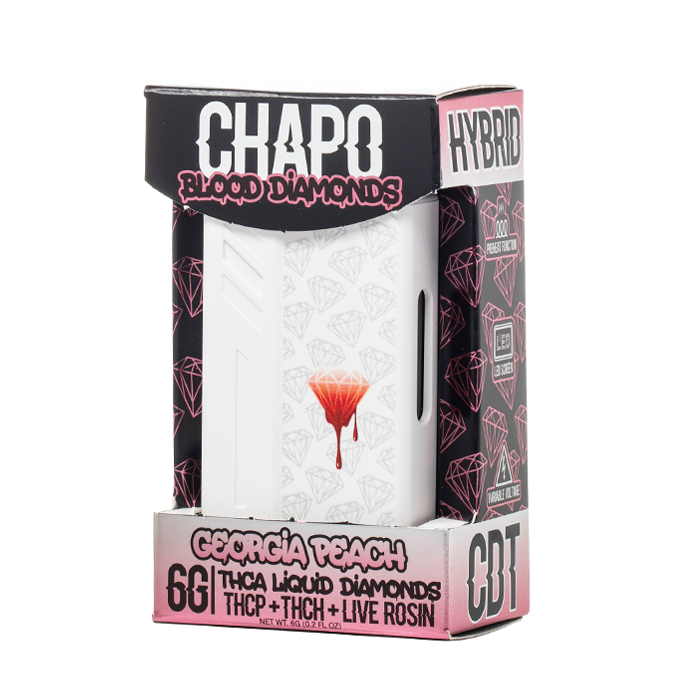 Chapo Blood Diamonds THC-A  + THC-P + THC-H Live Rosin Disposable | 6G