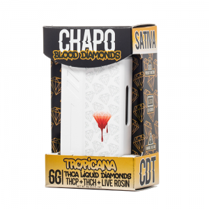 Chapo Blood Diamonds THC-A + THC-P + THC-H Live Rosin Disposable | 6G Tropicana
