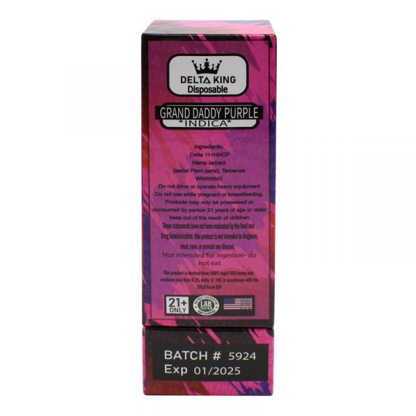 Delta King Uppercut Blend Disposable Vape - 5.5g