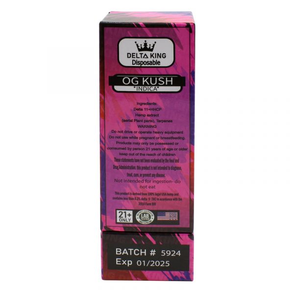 Delta King Uppercut Blend Disposable Vape - 5.5g