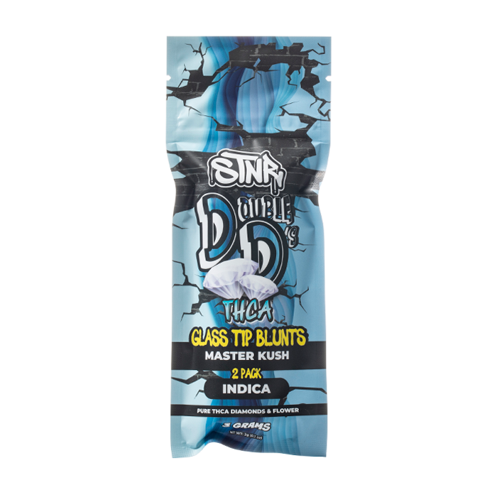 STNR Double D's THC-A Glass Tip Blunts | 2PK