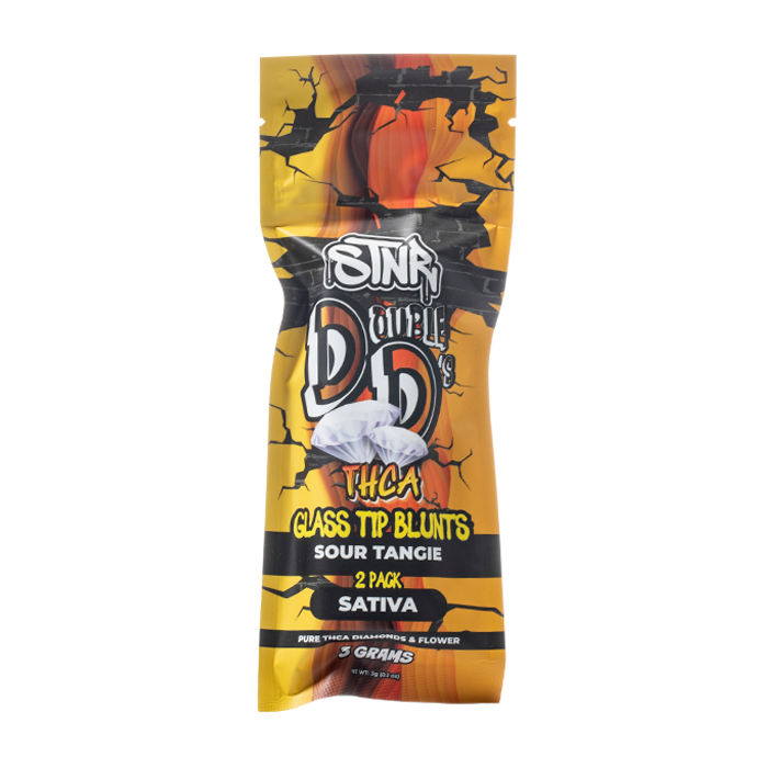 STNR Double D's THC-A Glass Tip Blunts | 2PK