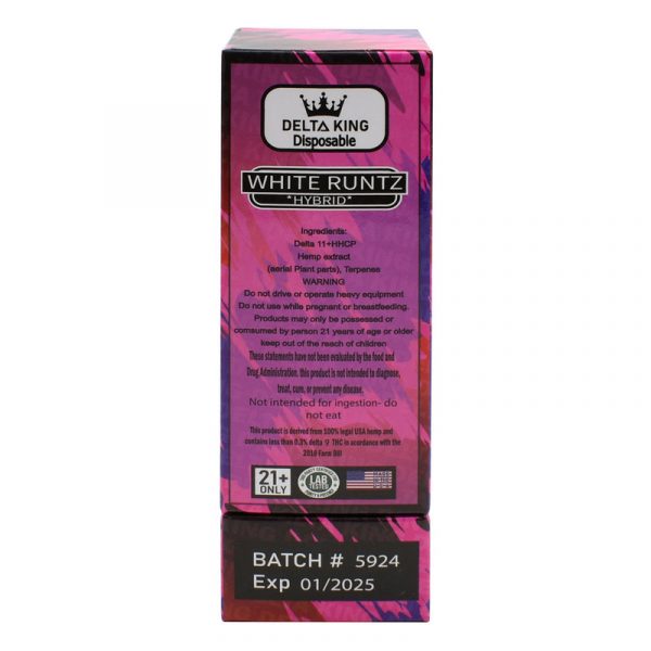 Delta King Uppercut Blend Disposable Vape - 5.5g