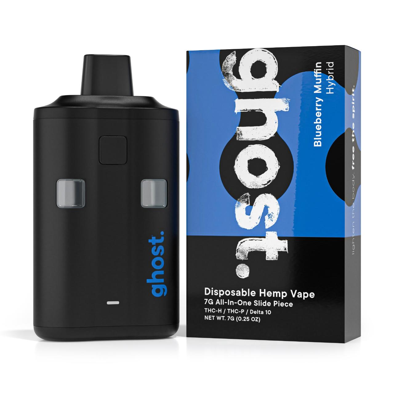 Ghost Liquid Diamonds 7G Disposable Vape – THC-H, THC-P & Delta-10 All-In-One Slide Piece