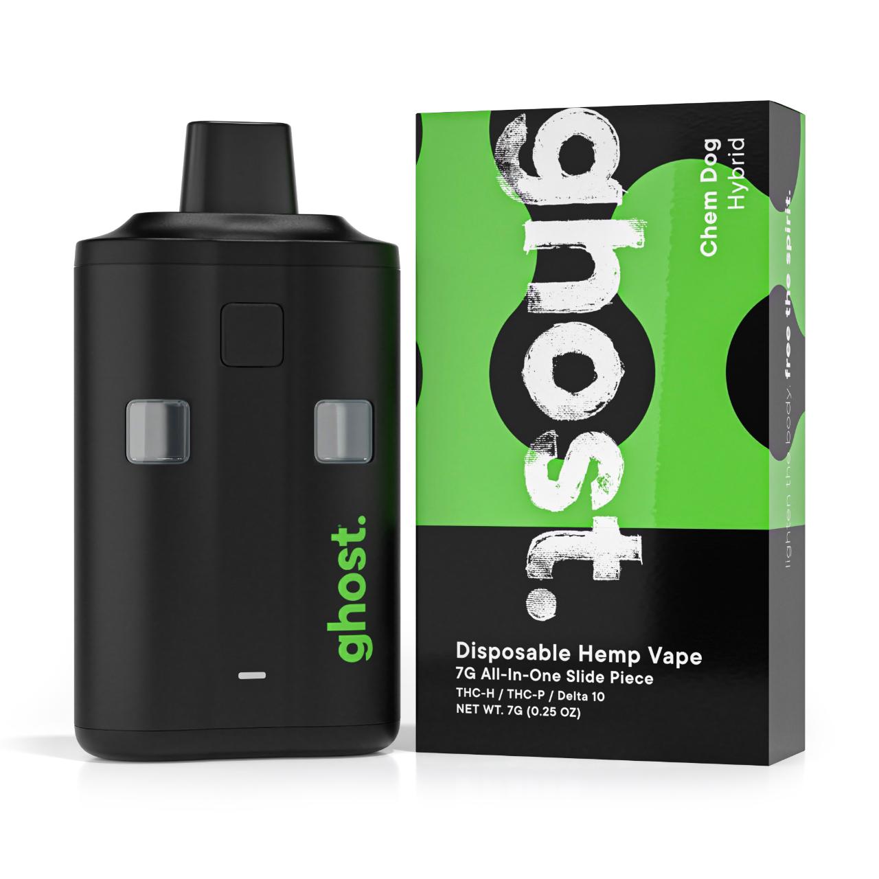 Ghost Liquid Diamonds 7G Disposable Vape – THC-H, THC-P & Delta-10 All-In-One Slide Piece