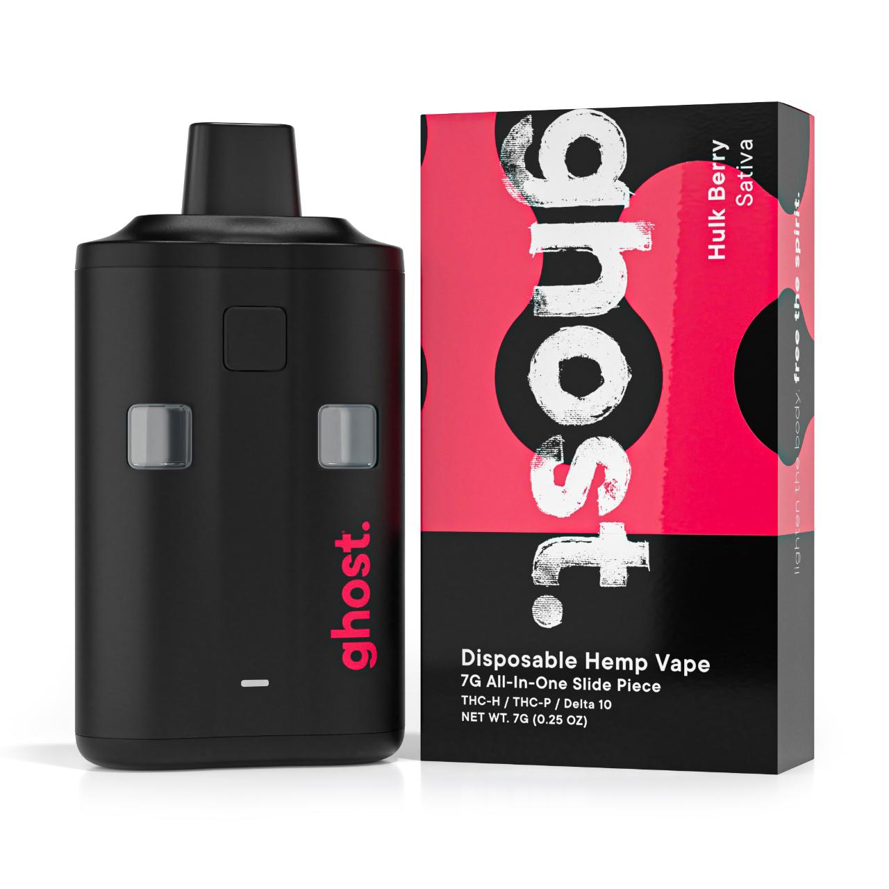 Ghost Liquid Diamonds 7G Disposable Vape – THC-H, THC-P & Delta-10 All-In-One Slide Piece