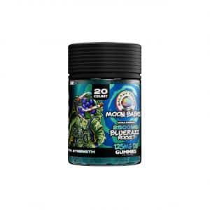 Galaxy Treats Moon Babies Extra Strength D8 Gummies 2500MG Bluerazz Rocket
