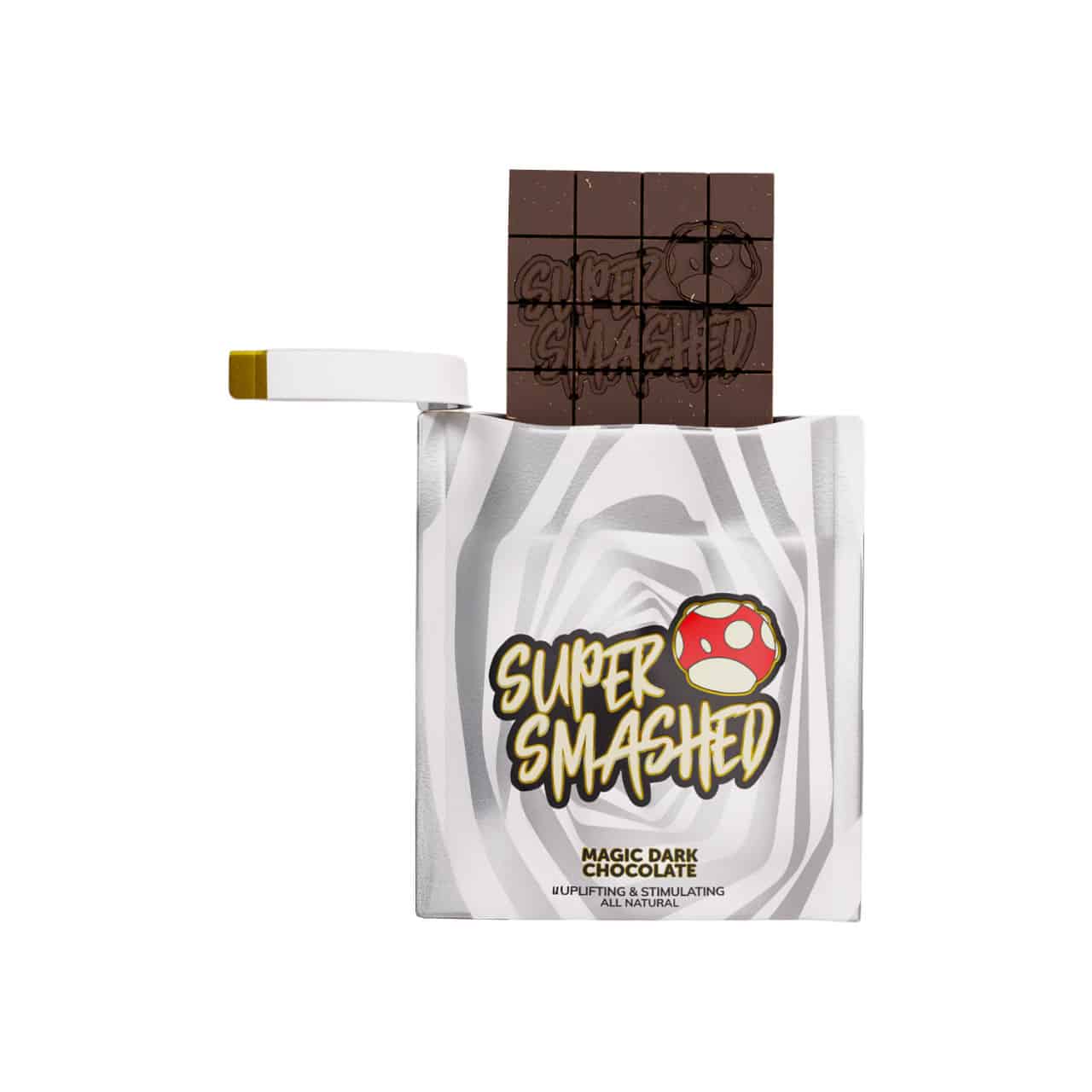 Super Smashed Mushroom Chocolate Bar 4000MG Cinnamon Dark Chocolate