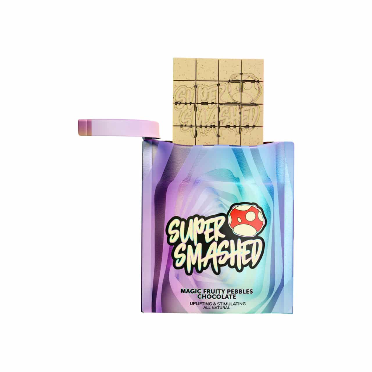 Super Smashed Mushroom Chocolate Bar 4000MG Cinnamon Fruity Pebbles