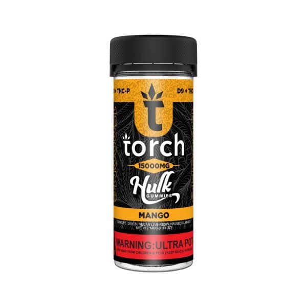 Torch D9/THC-P Hulk Live Resin Gummies 15000MG Mango