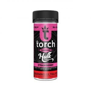 Torch D9/THC-P Hulk Live Resin Gummies 15000MG Strawberry