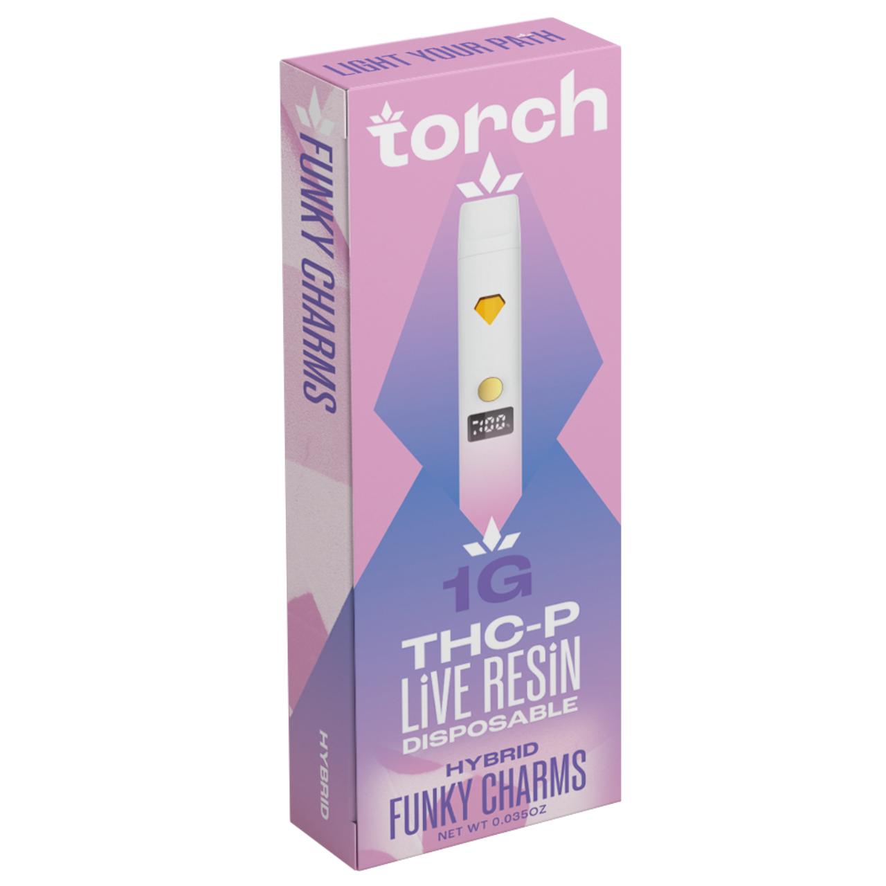 Torch THC-P Live Resin Disposable 1G Funky Charms