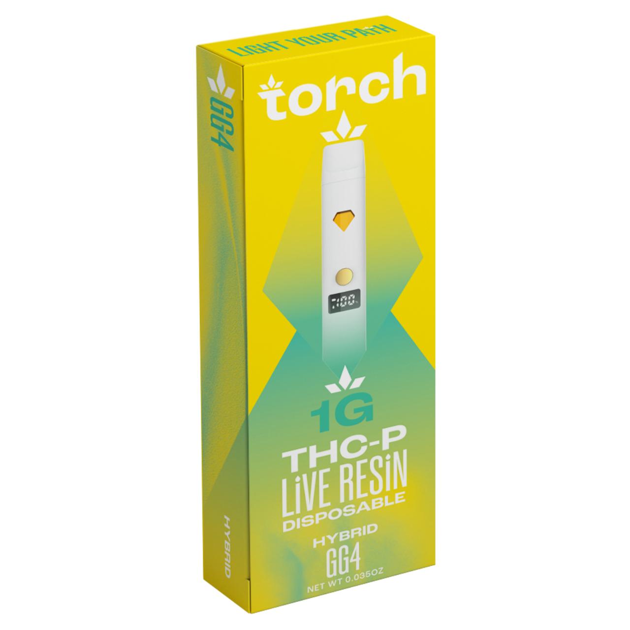 Torch THC-P Live Resin Disposable 1G GG4