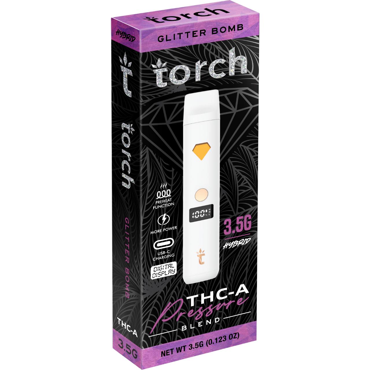 Torch THCA Pressure Blend Disposable 3.5G Glitter Bomb