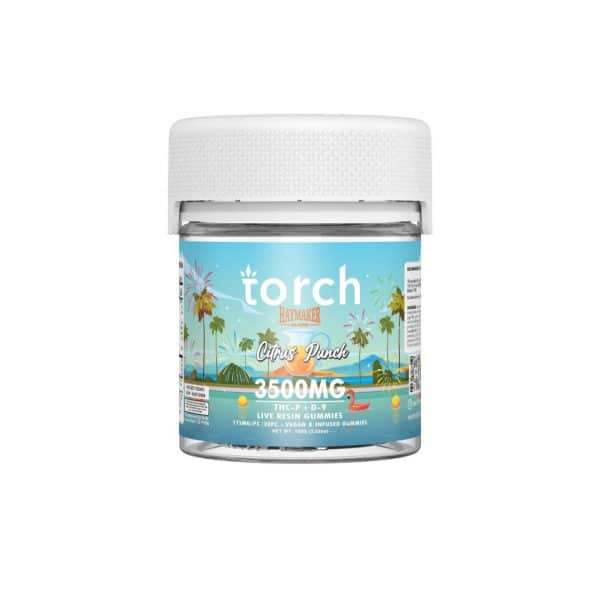 Torch THCP/D9/THCX Haymaker Blend Gummies 3500MG Citrus Punch