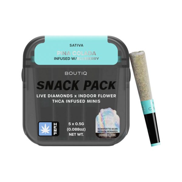 BOUTIQ THC-A Infused 0.5G Mini Pre-Rolls 5CT