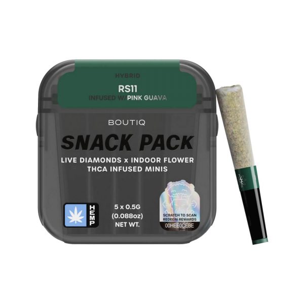 BOUTIQ THC-A Infused 0.5G Mini Pre-Rolls 5CT