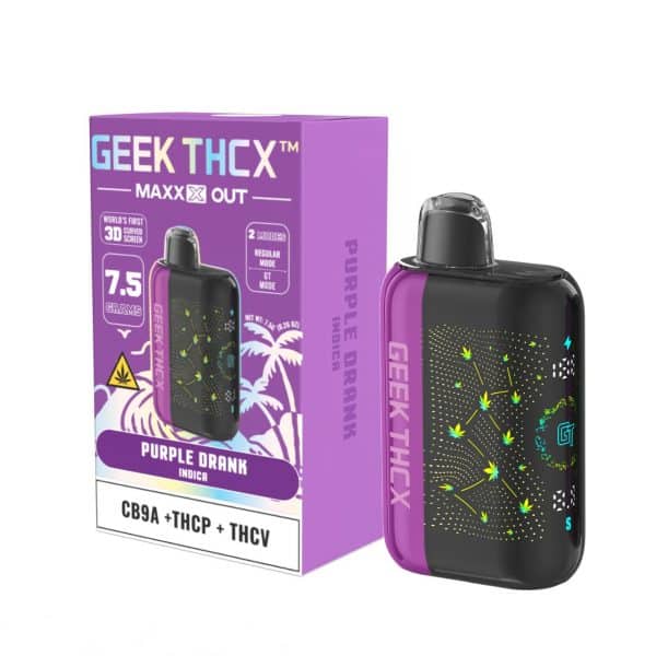 Geek THC-X MAXX OUT CB9A/THC-P/THC-V Disposable 7.5G
