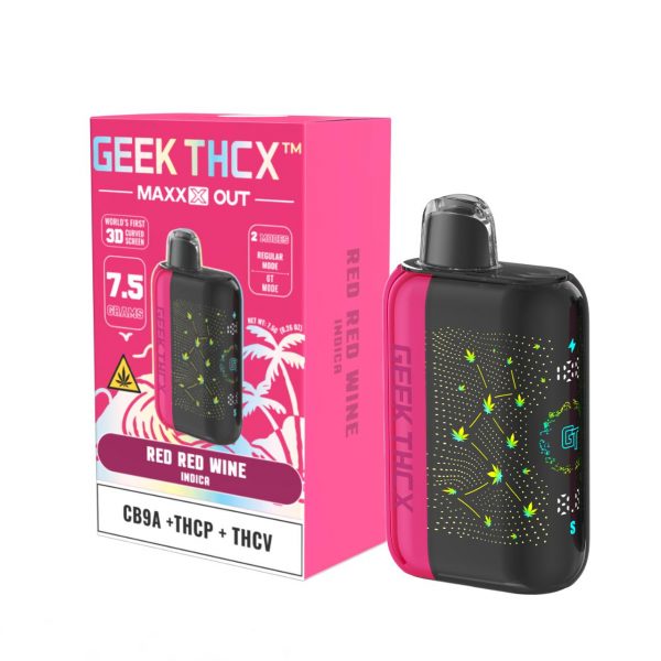 Geek THC-X MAXX OUT CB9A/THC-P/THC-V Disposable 7.5G