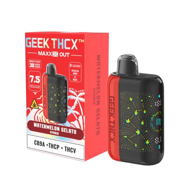 Geek THC-X MAXX OUT CB9A/THC-P/THC-V Disposable 7.5G