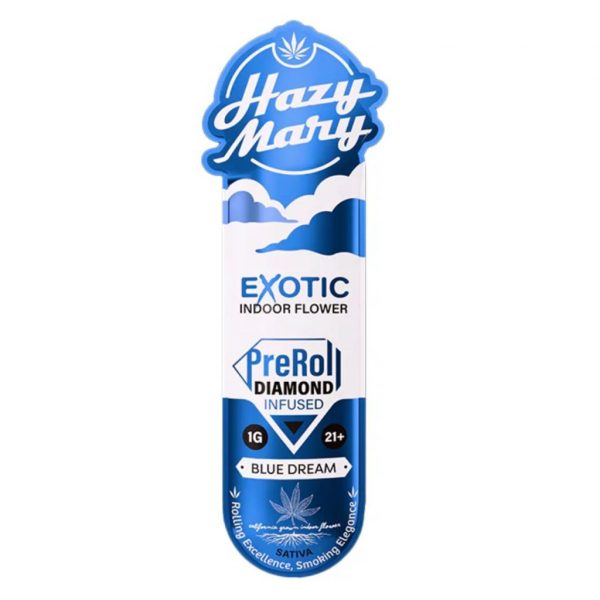 Hazy Mary Exotic Diamond Infused PreRoll 1G-1CT