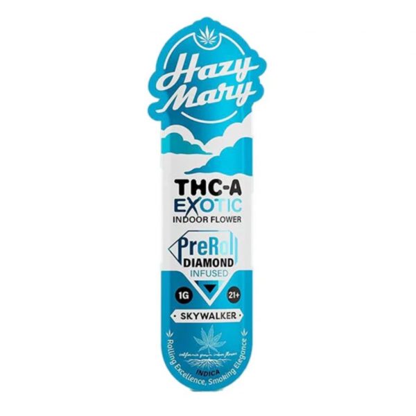 Hazy Mary Exotic Diamond Infused PreRoll 1G-1CT