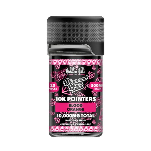 Hidden Hills Club x Diamond Boyz 10K Pointers D9/THCP Gummies 10000MG
