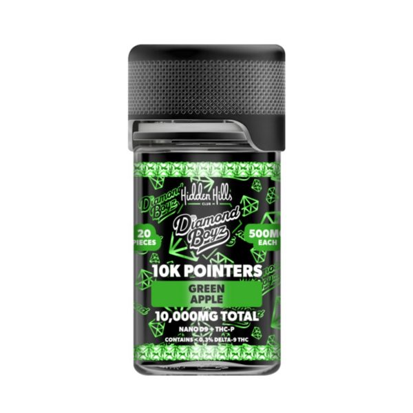 Hidden Hills Club x Diamond Boyz 10K Pointers D9/THCP Gummies 10000MG