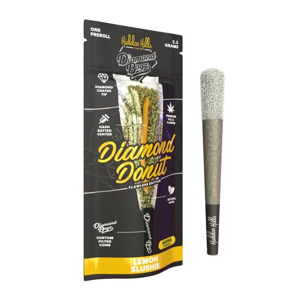 Hidden Hills Club x Diamond Boyz Diamond Donut 2.2G Pre Roll – 1CT