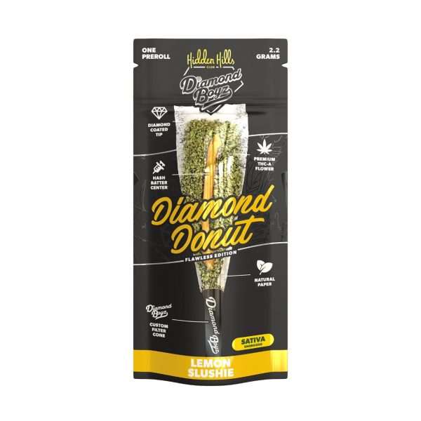 Hidden Hills Club x Diamond Boyz Diamond Donut 2.2G Pre Roll – 1CT