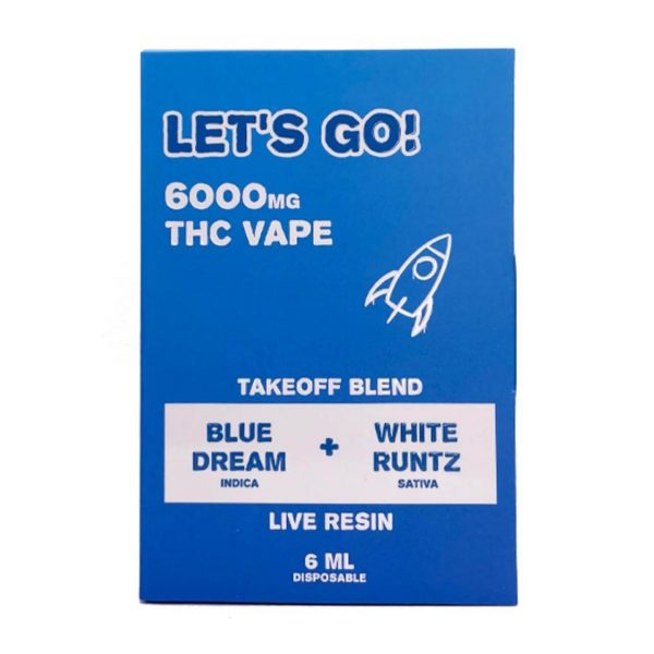 NYB Lets Go Takeoff Blend Live Resin Disposable 6ML