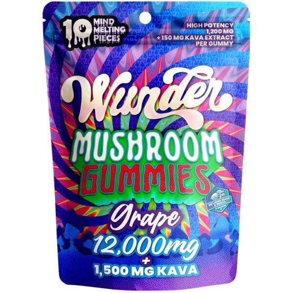 Wunder High Potency Mushroom Gummies 12000MG